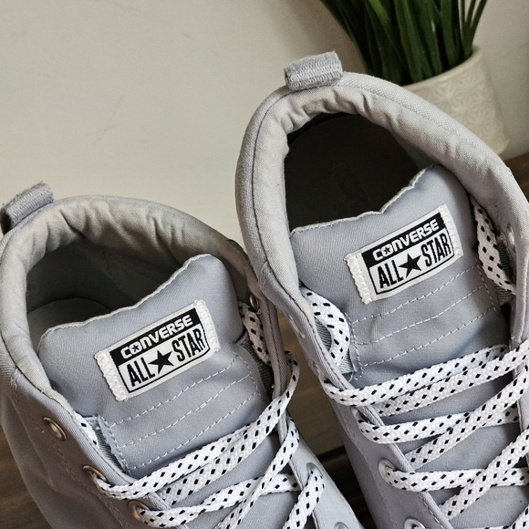 Converse Chuck Taylor Street Mid Casual Sneakers from Finish Line Gray M 10/W 12 - Picture 12 of 16